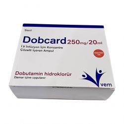 Добутамин Добкард Dobcard (dobutamine) р-р д/ин амп 250мг/20мл в Находке и области фото