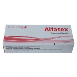 Альфатекс (Эубетал Антибиотико) глазная мазь 3г в Находке и области фото