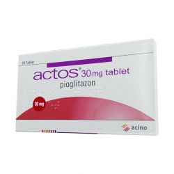 Актос (Пиоглитазон, аналог Амальвия) таблетки 30мг №28 в Находке и области фото