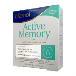 Эфамол Брейн Мемори Актив / Efamol Brain Active Memory капсулы №30 в Находке и области фото