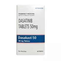 Дазатиниб (Dasakast) :: полный аналог Спрайсел :: таб. 50мг №60